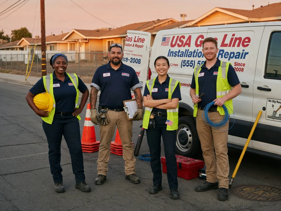Gas Line Installation company in Randlett, OK